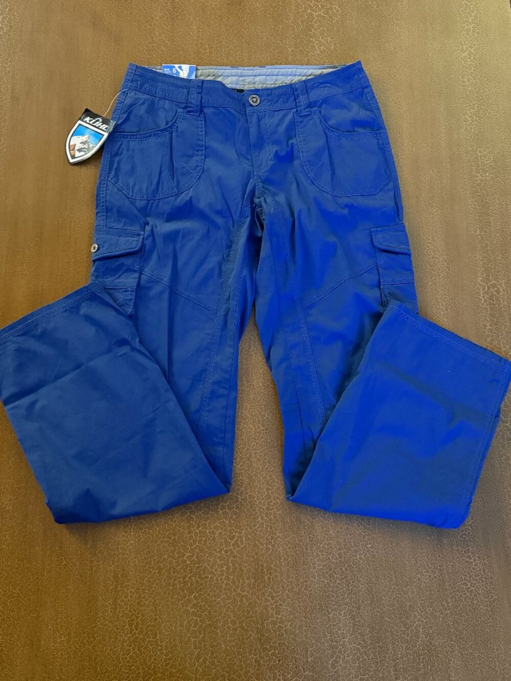 NWT Kuhl Hiking Pants Sapphire Blue KuhlKurve - Size 6R / 6 Regular
